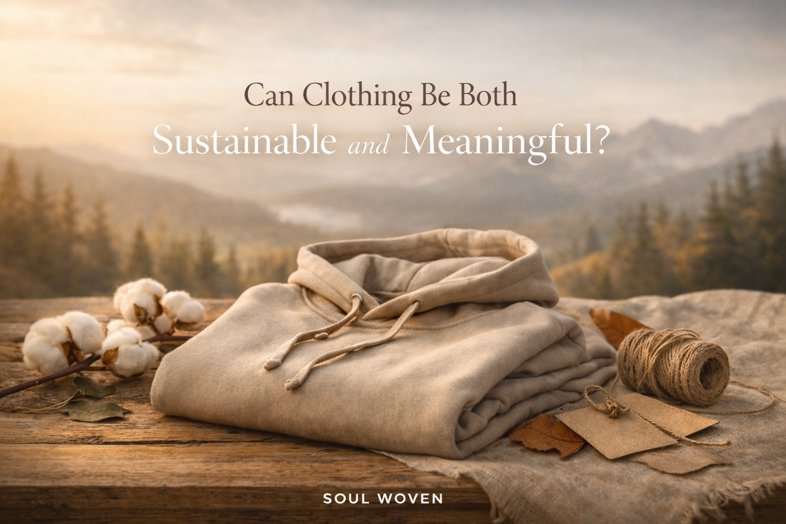 Can Clothing Be Both Sustainable and Meaningful? A Canadian Perspective