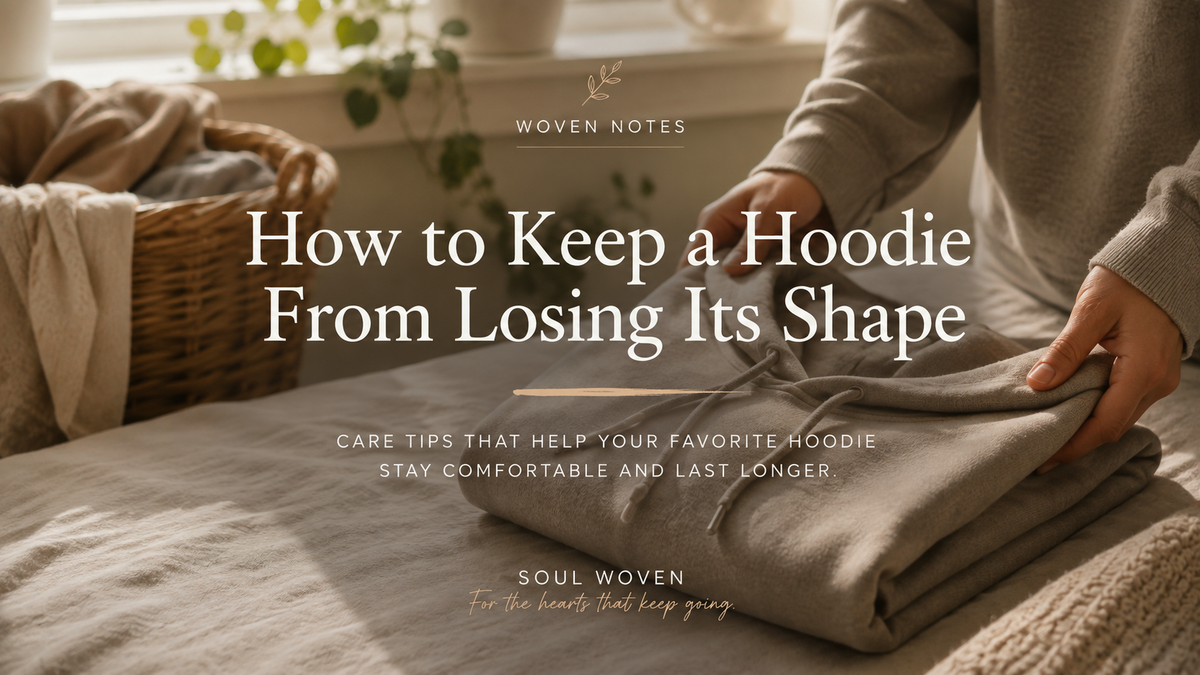 How to Keep a Hoodie From Losing Its Shape