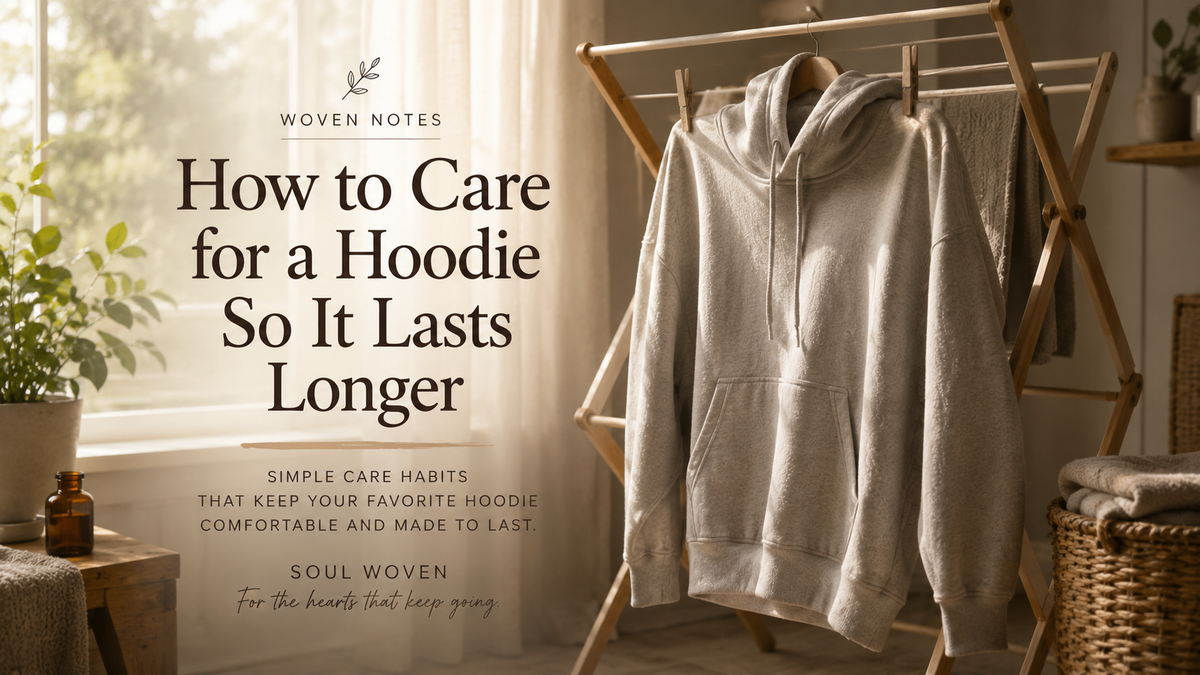 How to Care for a Hoodie So It Lasts Longer