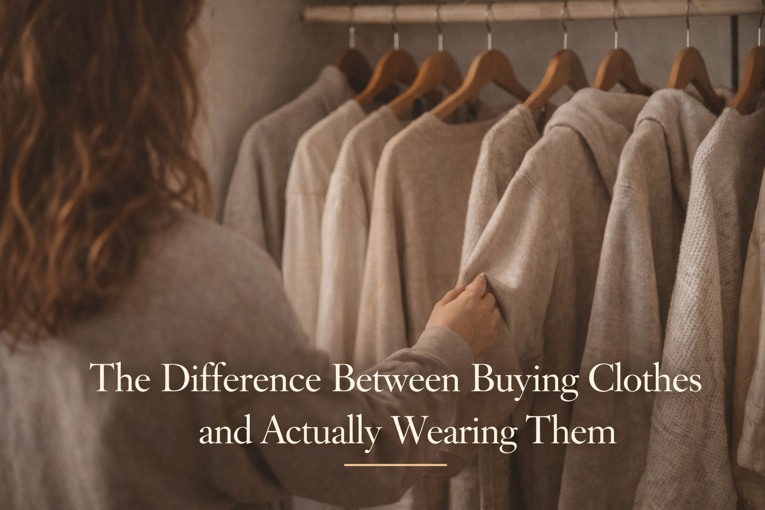 The Difference Between Buying Clothes and Actually Wearing Them