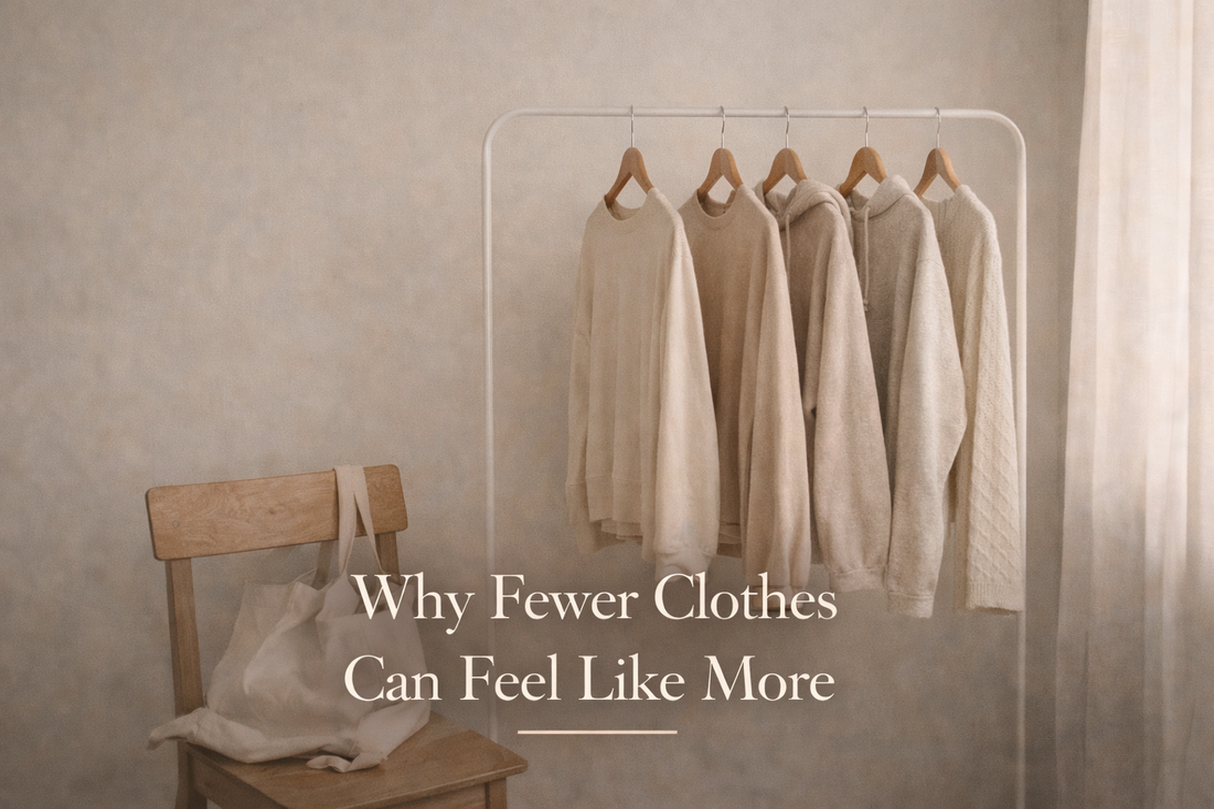Why Fewer Clothes Can Feel Like More