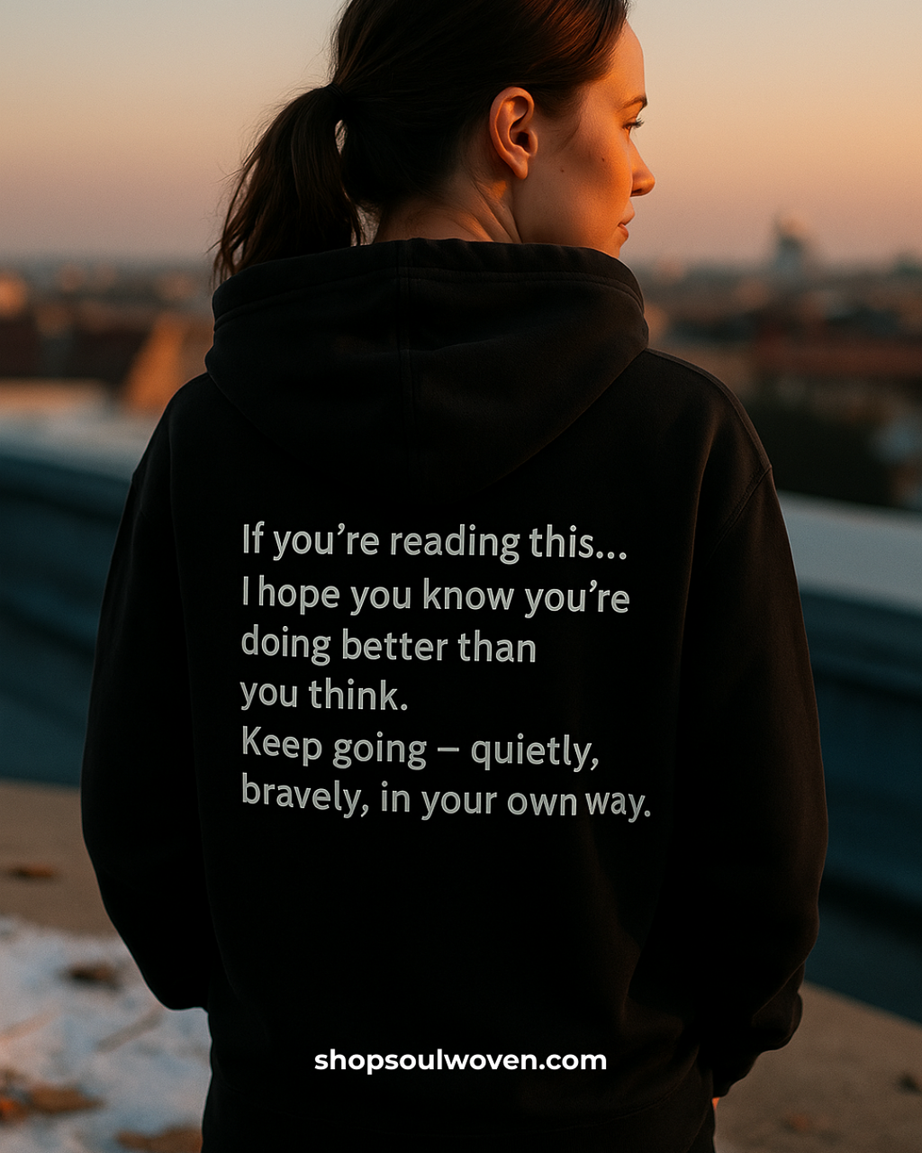 “You Are Still Here” Story Hoodie