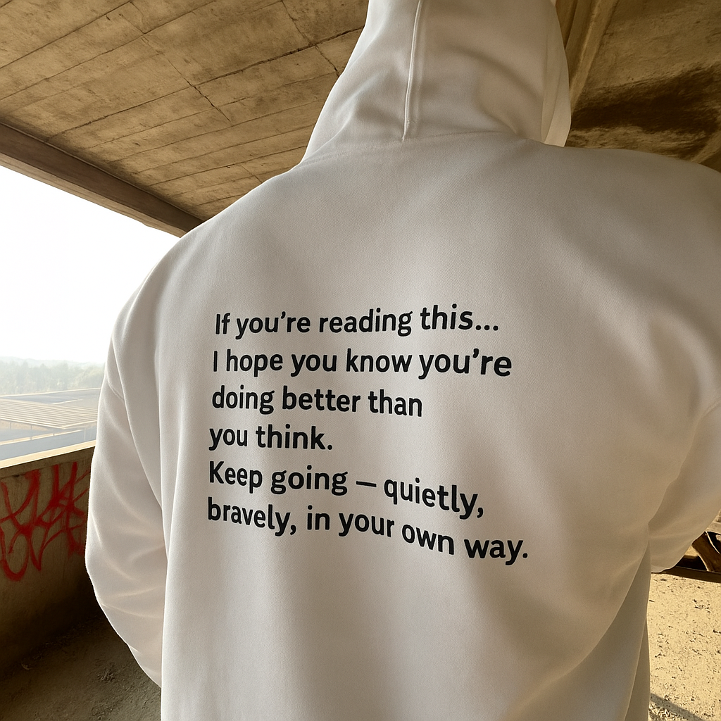“You Are Still Here” Story Hoodie