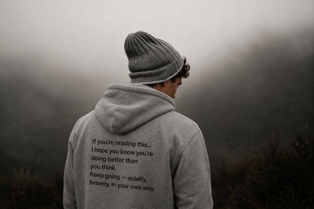 “You Are Still Here” Story Hoodie